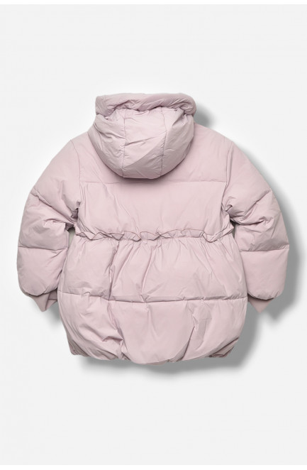 Куртка детская для девочки демисезонная сиреневого цвета 207912L