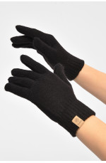 Перчатки женские трикотажные черного цвета 208008L
