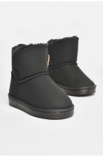 Угги детские для девочки черного цвета 208142L