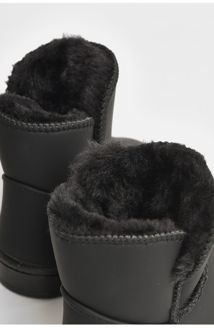 Угги детские для девочки черного цвета 208142L