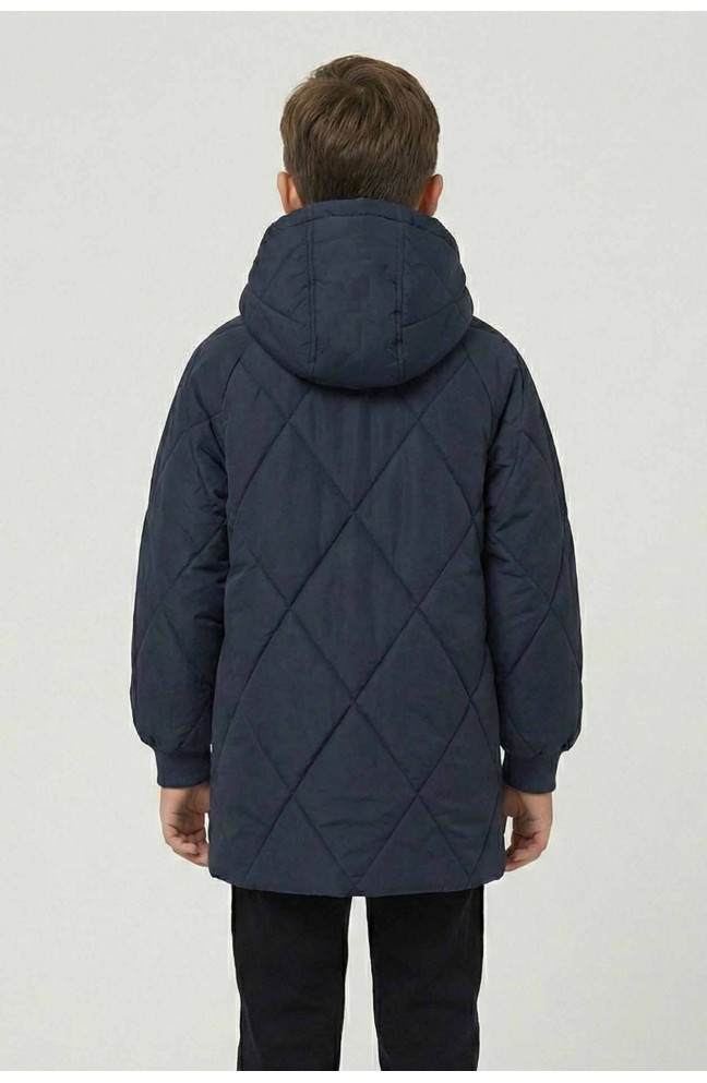 Куртка детская зимняя темно-синего цвета 208196L