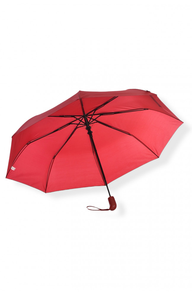 Парасолька напівавтомат червоного кольору 208437L