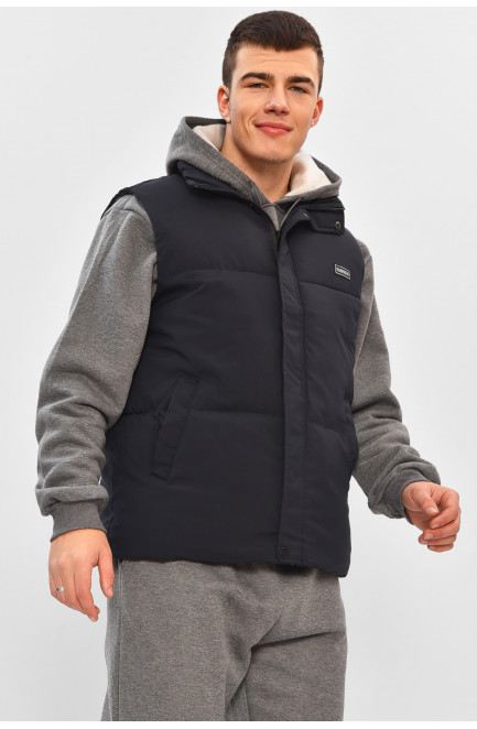 Жилетка мужская демисезонная тёмно-синего цвета 208555L