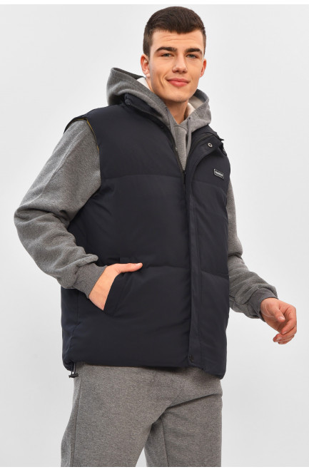 Жилетка мужская демисезонная тёмно-синего цвета 208556L