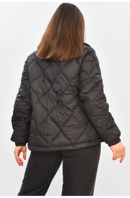 Куртка женская демисезонная черного цвета 208558L