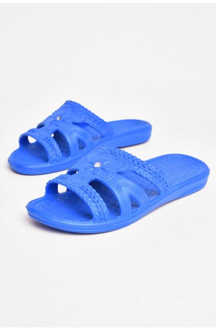 Шлепанцы пена женские синего цвета 208566L