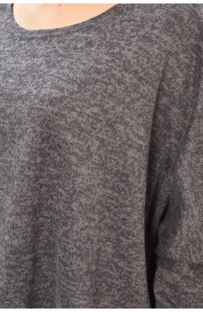 Кофта женская полубальная тёмно-серого цвета 208773L