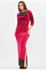 Платье женское бордового цвета 208818L