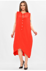 Платье женское полубатальные красного цвета 208831L