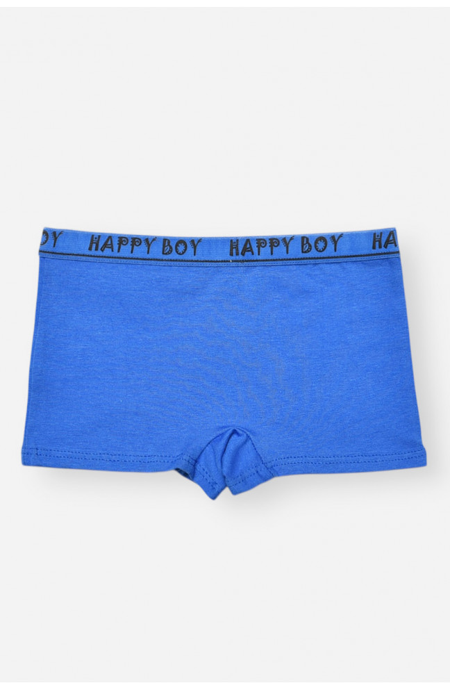 Боксеры детские для мальчика синего цвета с принтом 208915L