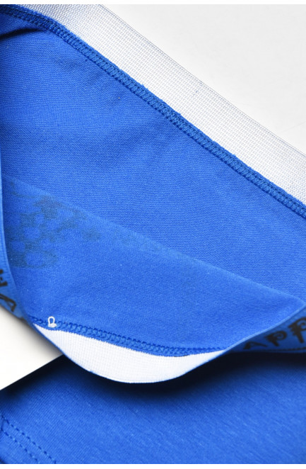 Боксеры детские для мальчика синего цвета с принтом 208915L