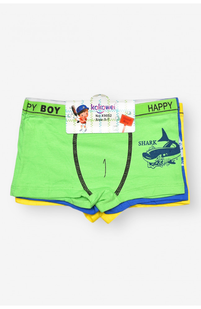Комплект боксеров детских для мальчика 3 шт 208933L