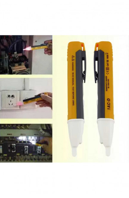 Индикатор напряжения 90-1000В AC - бесконтактный детектор со световой и звуковой индикацией 209213L