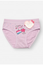 Трусики детские для девочки сиреневого цвета с принтом 209240L