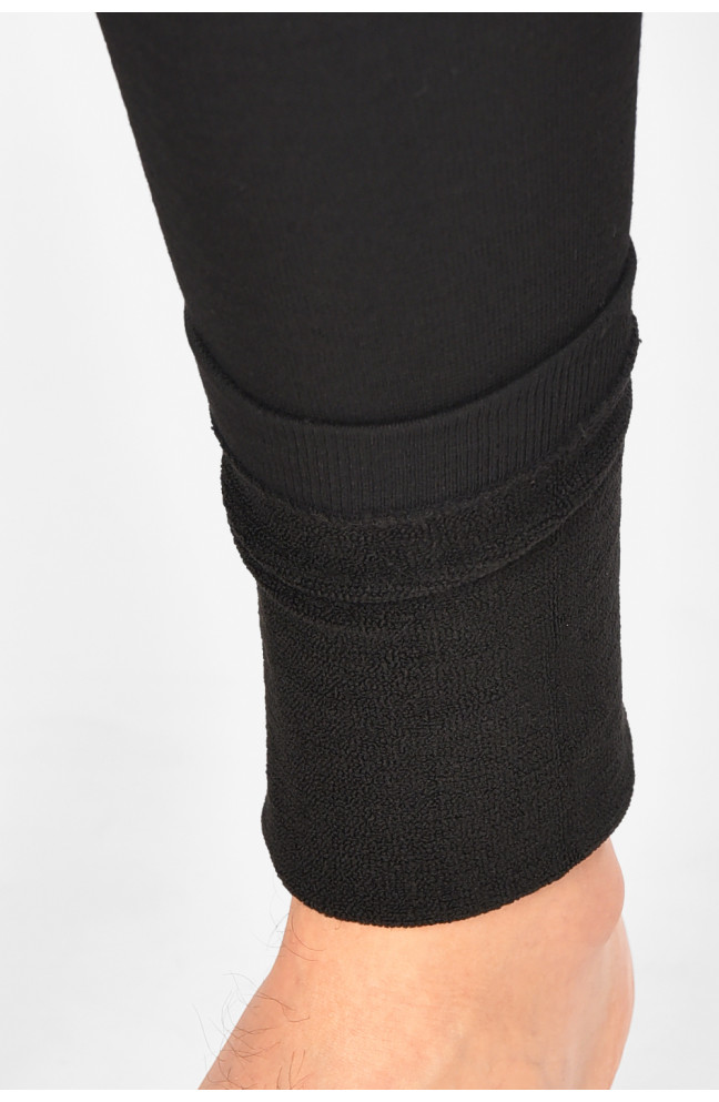 Подштанники мужские утепленные черного цвета 209351L