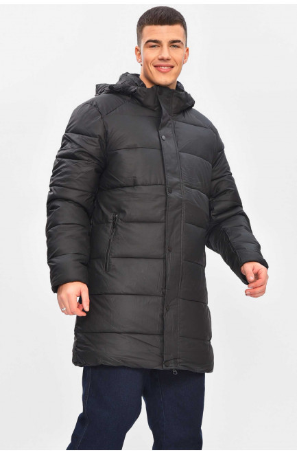 Куртка мужская еврозима чорного цвета 209362L