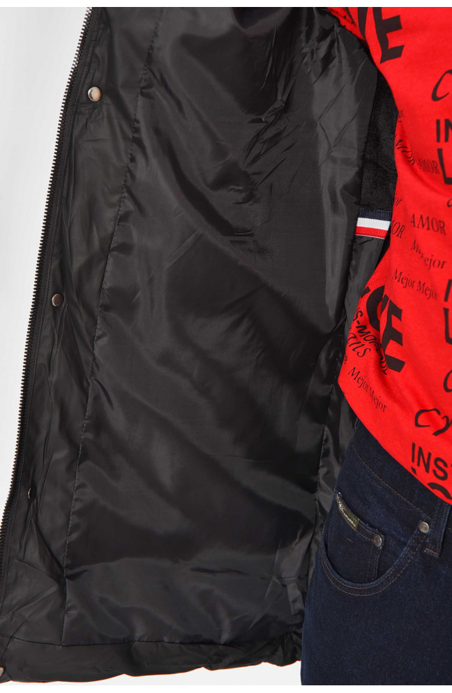 Куртка мужская еврозима чорного цвета 209362L