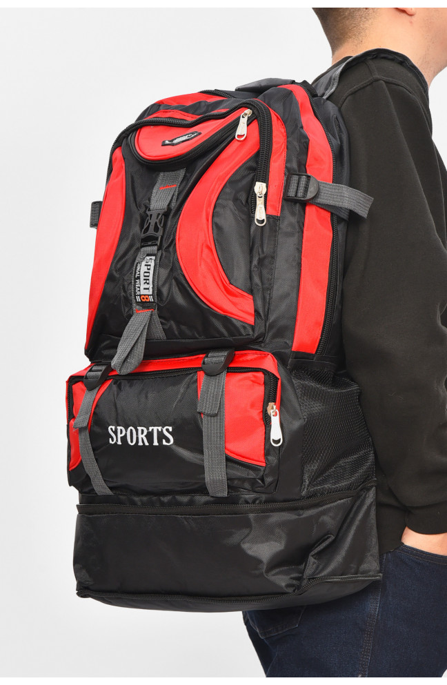 Рюкзак мужской текстильный черного цвета 209395L