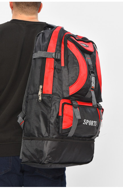 Рюкзак мужской текстильный черного цвета 209395L