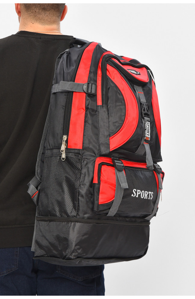 Рюкзак мужской текстильный черного цвета 209395L