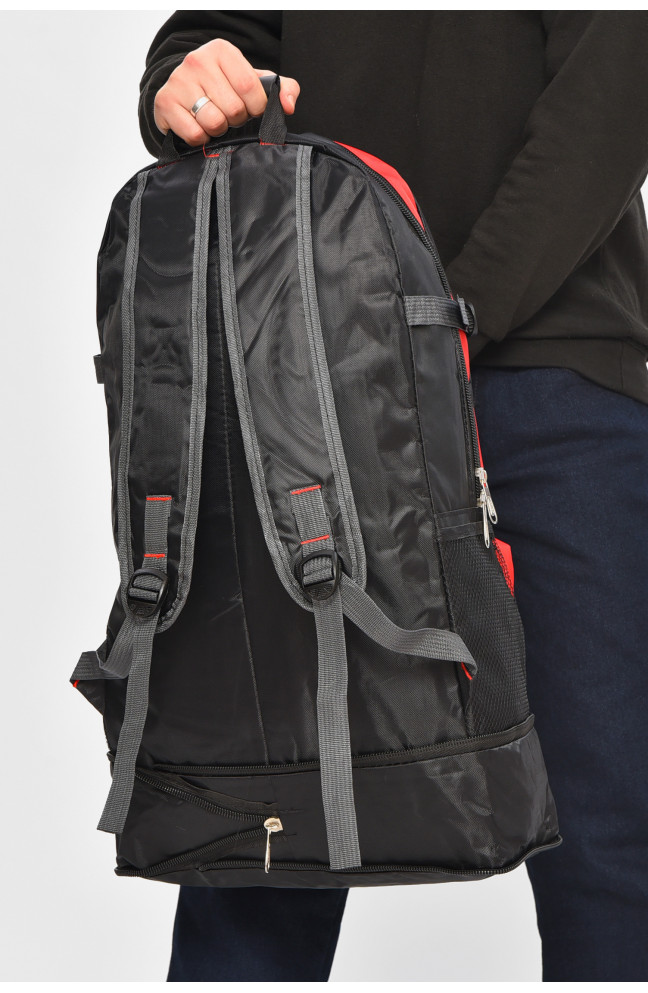 Рюкзак мужской текстильный черного цвета 209395L