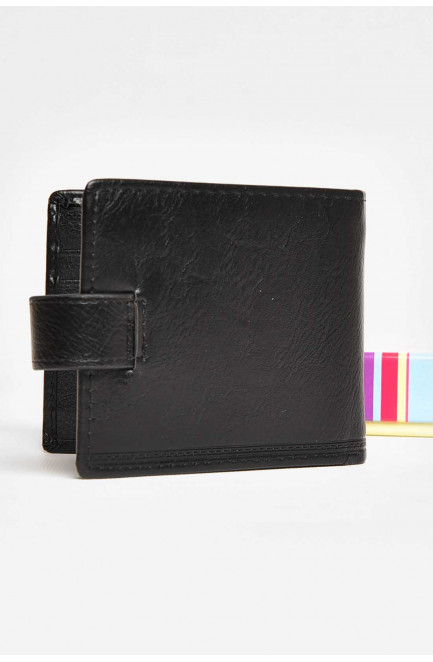 Кошелек мужской из экокожи черного цвета 209510L