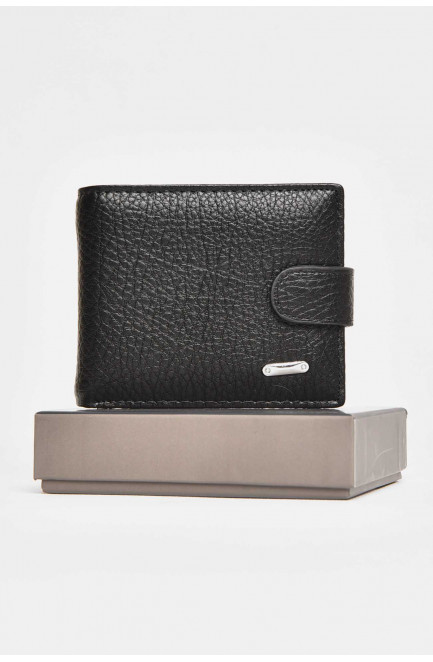 Кошелек мужской из экокожи черного цвета 209513L