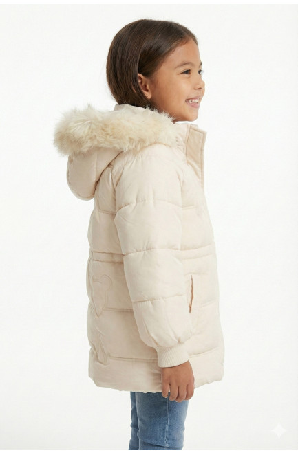 Куртка детская зимняя молочного цвета 209535L