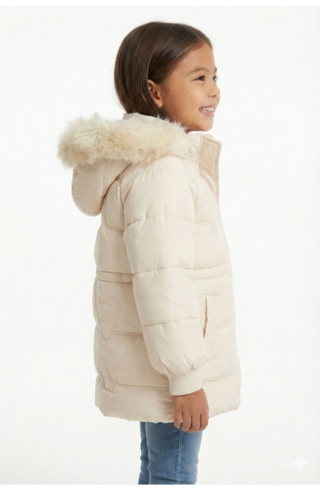 Куртка детская зимняя молочного цвета 209535L