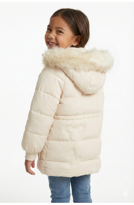 Куртка детская зимняя молочного цвета 209535L