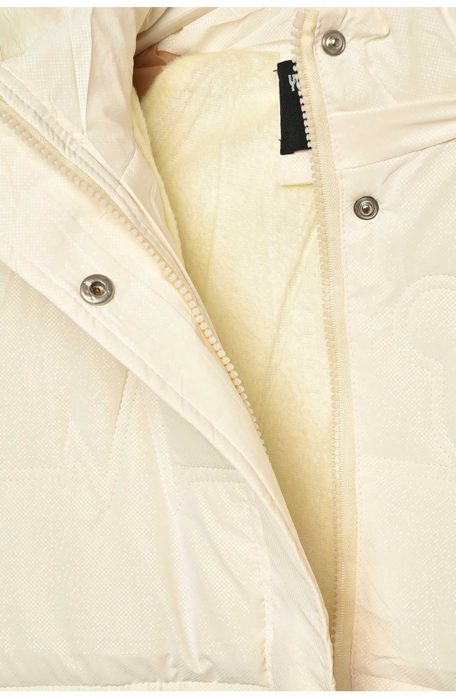 Куртка детская зимняя молочного цвета 209535L