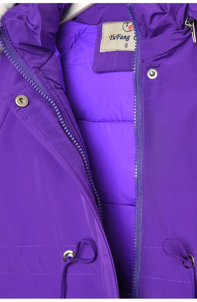 Куртка детская зимняя фиолетового цвета 209536L