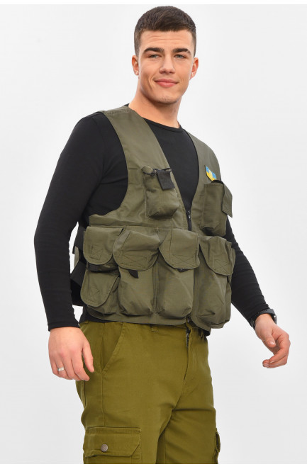 Разгрузочный жилет однотонный цвета хаки 209546L