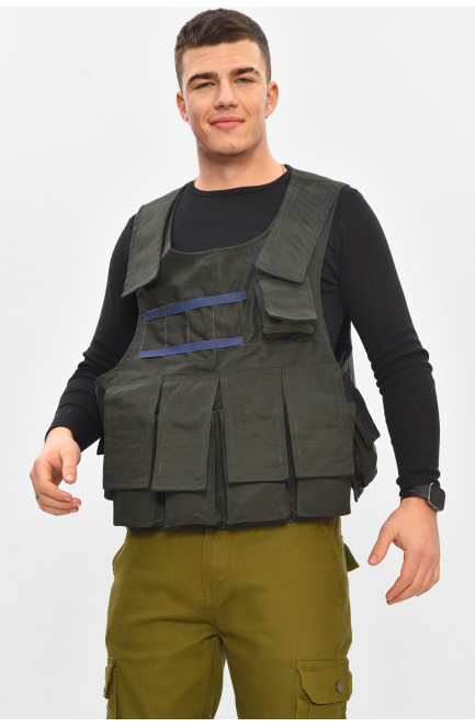 Разгрузочный жилет однотонный цвета хаки 209556L