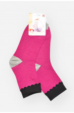 Носки женские медицинские демисезонные фиолетового цвета 209792L