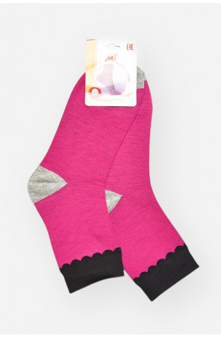 Носки женские медицинские демисезонные фиолетового цвета 209792L