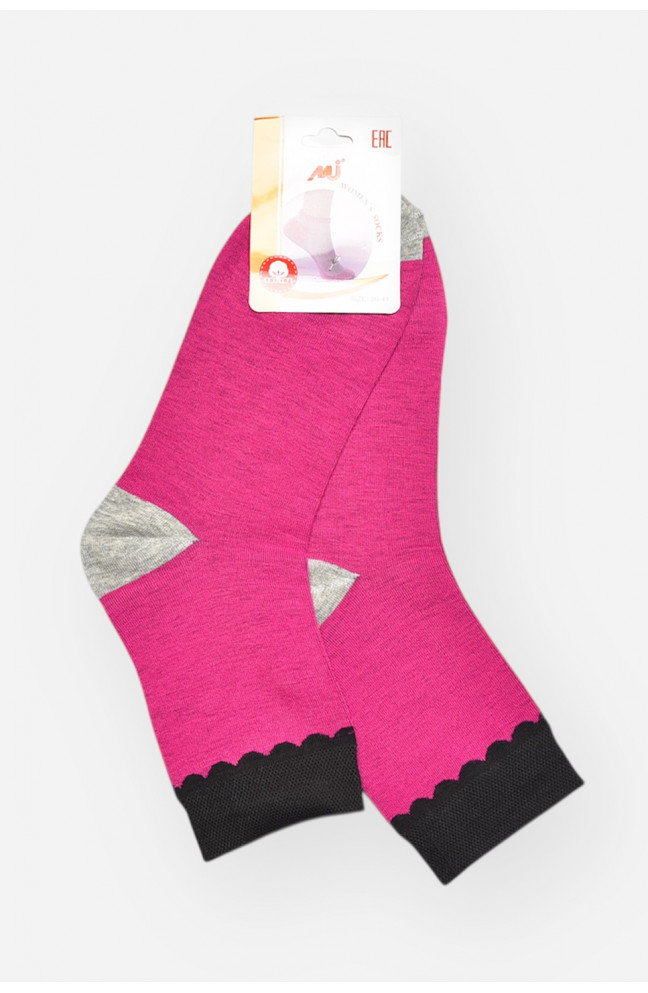 Носки женские медицинские демисезонные фиолетового цвета 209792L