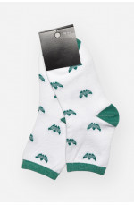 Носки женские демисезонные белого цвета 209869L