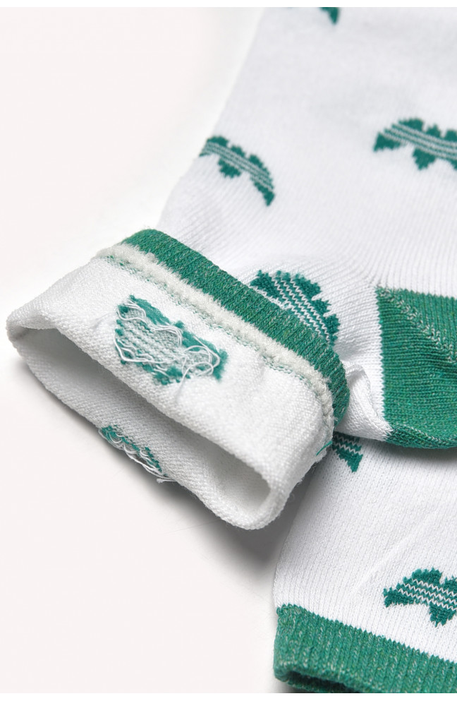 Носки женские демисезонные белого цвета 209869L