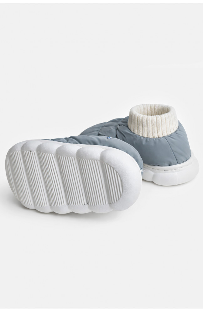 Тапочки домашние детские серого цвета 209953L