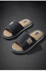 Тапочки комнатные мужские серого цвета 209982L