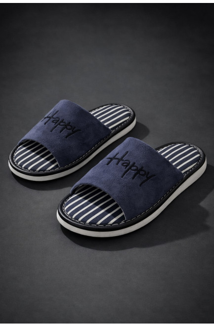 Тапочки комнатные мужские серого цвета 209988L