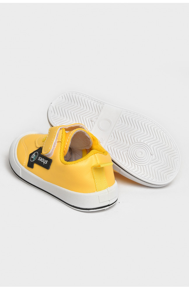 Кеды детские желтого цвета 210113L