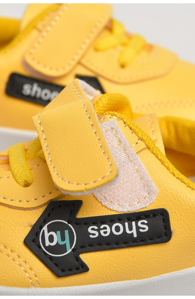 Кеды детские желтого цвета 210113L