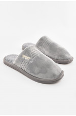 Тапочки комнатные мужские серого цвета 210296L