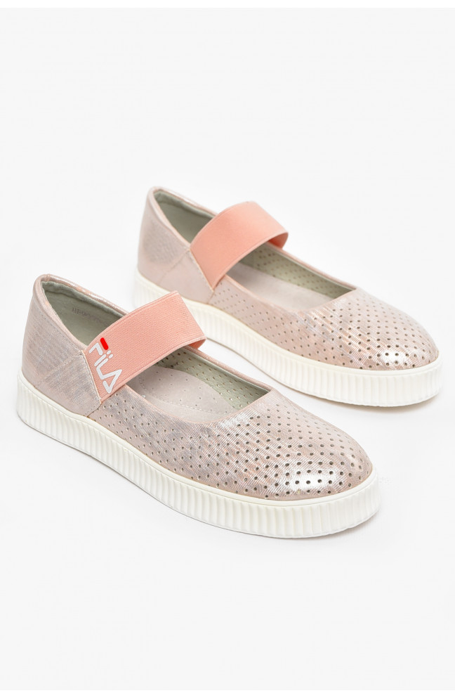 Туфли-лоферы детские для девочки розового цвета 210575L