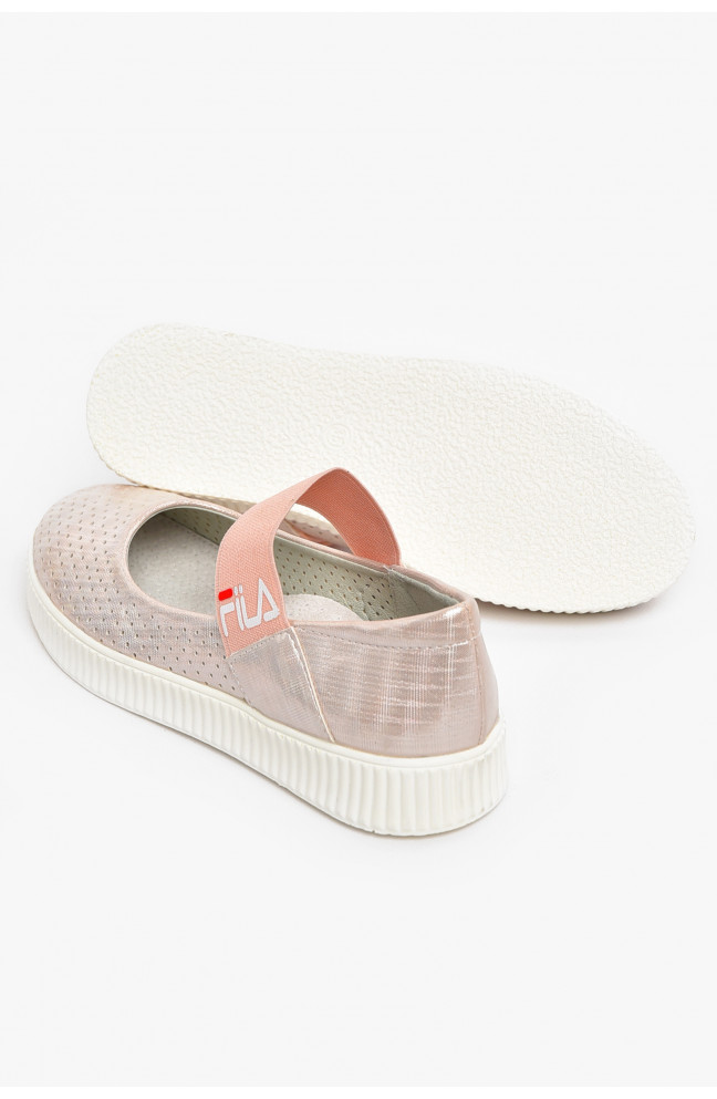 Туфли-лоферы детские для девочки розового цвета 210575L