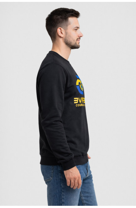 Свитшот мужской черного цвета с принтом 210637L