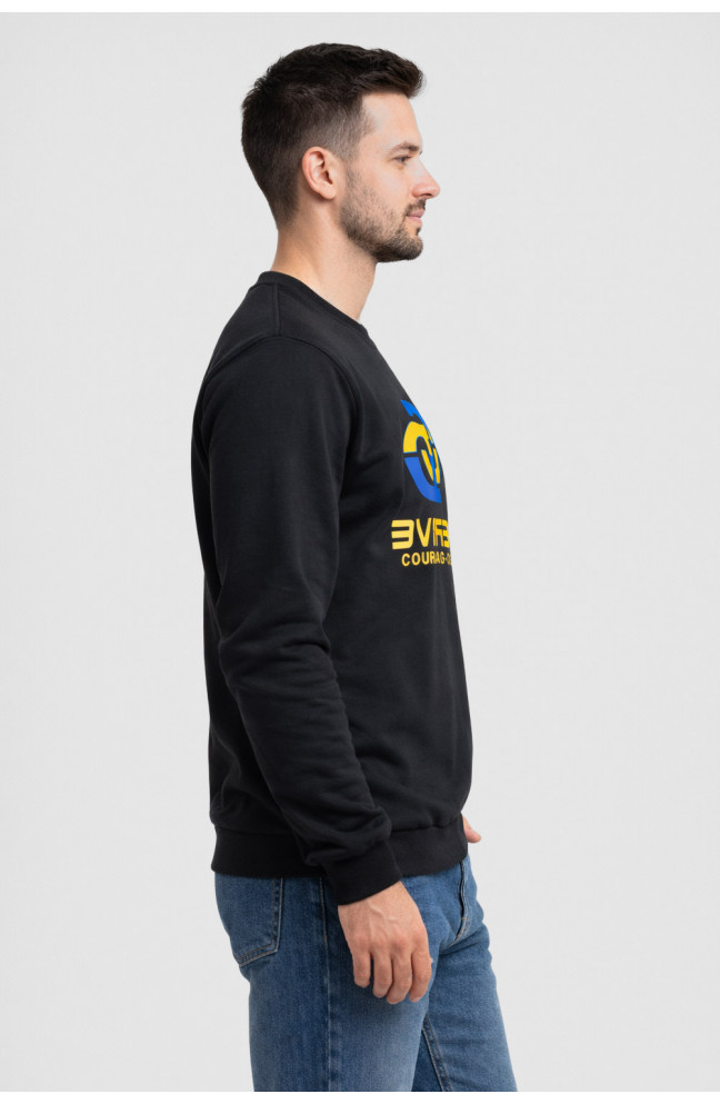 Свитшот мужской черного цвета с принтом 210637L