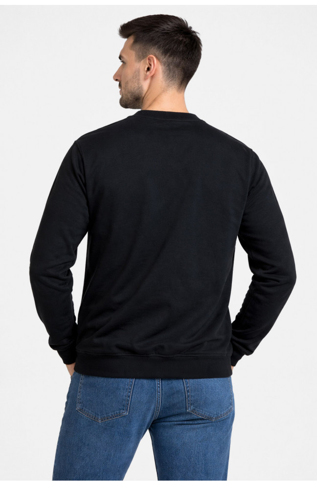 Свитшот мужской черного цвета с принтом 210637L